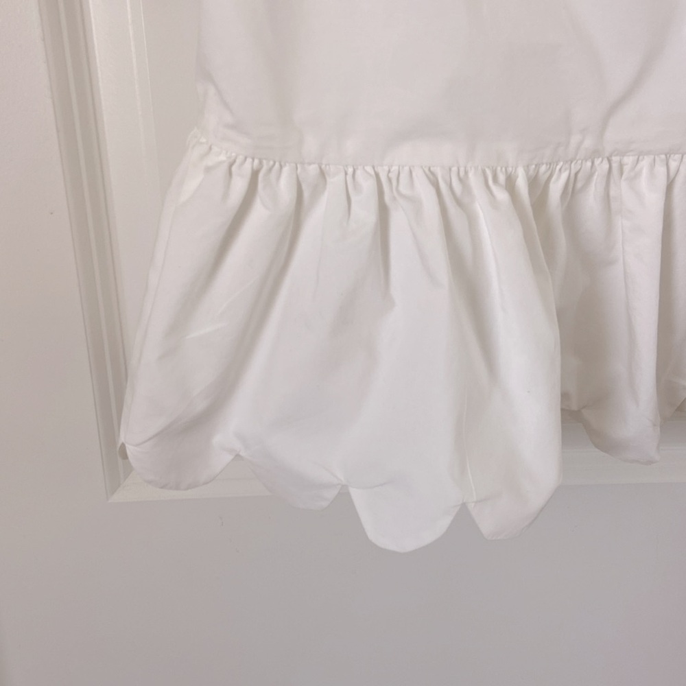 Anthropologie English Factory Puff-Sleeve Scalloped Blouse Small - Picture 10 of 10